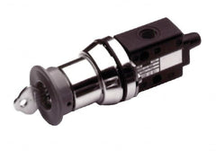 Norgren - 1/8" NPT Packed Spool Valve - Spring Activation, Shrouded Button, & 0.34 CV Rate - Exact Tooling