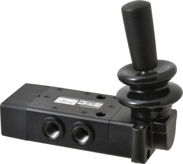 Norgren - 1/4" NPT Packed Spool Valve - Lever Type, Lever Activation & 0.98 CV Rate - Exact Tooling