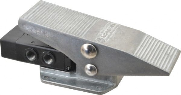 Norgren - 1/4" NPT Packed Spool Valve - 4-Way, Pedal Type, Pedal Activation & 0.98 CV Rate - Exact Tooling