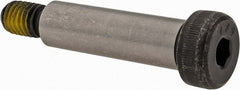 Value Collection - 1/2" Shoulder Diam x 1-3/4" Shoulder Length, 3/8-16 UNC, Hex Socket Shoulder Screw - 4140 Alloy Steel with Nylon Locking Patch, 5/16" Head Height x 3/4" Head Diam - Exact Tooling
