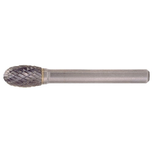 SE-7 Double Cut Solid Carbide Bur-Egg Shape - Exact Tooling