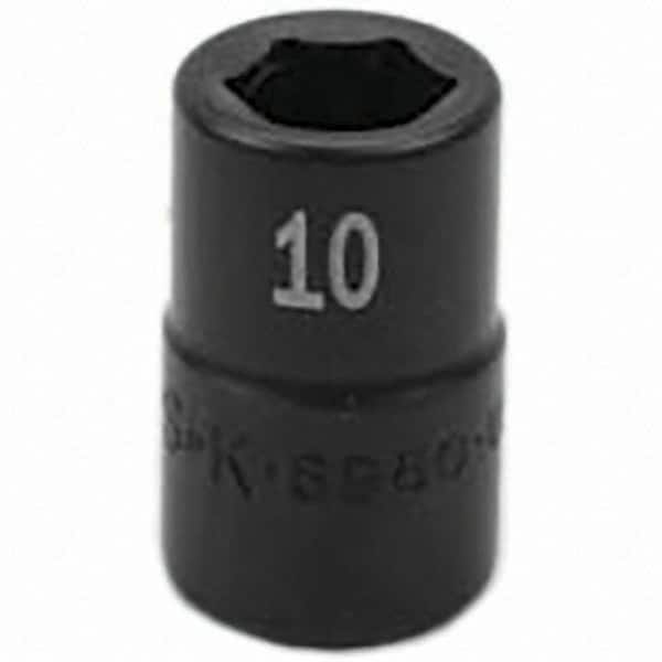 SK - Impact Socket - 3/8"DR 10MM IMPACT SOCKET - Exact Tooling