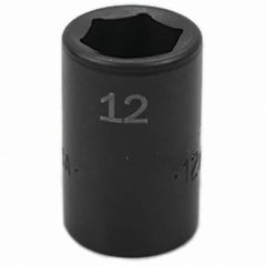 SK - Impact Socket - 3/8"DR 12MM IMPACT SOCKET - Exact Tooling
