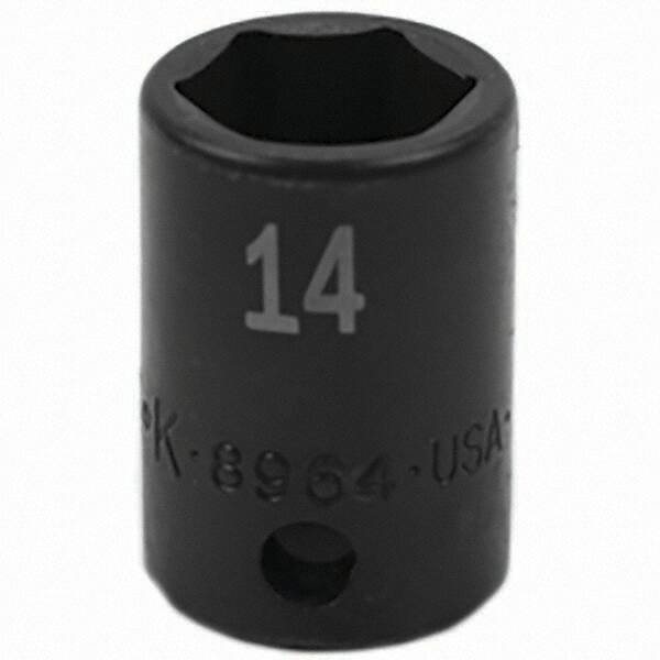 SK - Impact Socket - 3/8"DR 14MM IMPACT SOCKET - Exact Tooling