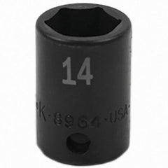 SK - Impact Socket - 3/8"DR 14MM IMPACT SOCKET - Exact Tooling