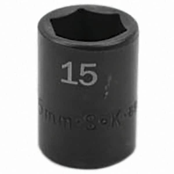 SK - Impact Socket - 3/8"DR 15MM IMPACT SOCKET - Exact Tooling