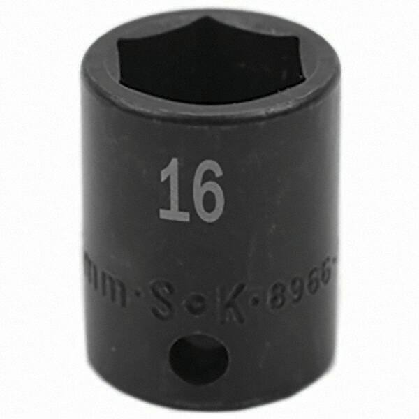 SK - Impact Socket - 3/8"DR 16MM IMPACT SOCKET - Exact Tooling