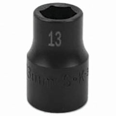 SK - Impact Socket - 1/2"DR 13MM IMPACT SOCKET - Exact Tooling
