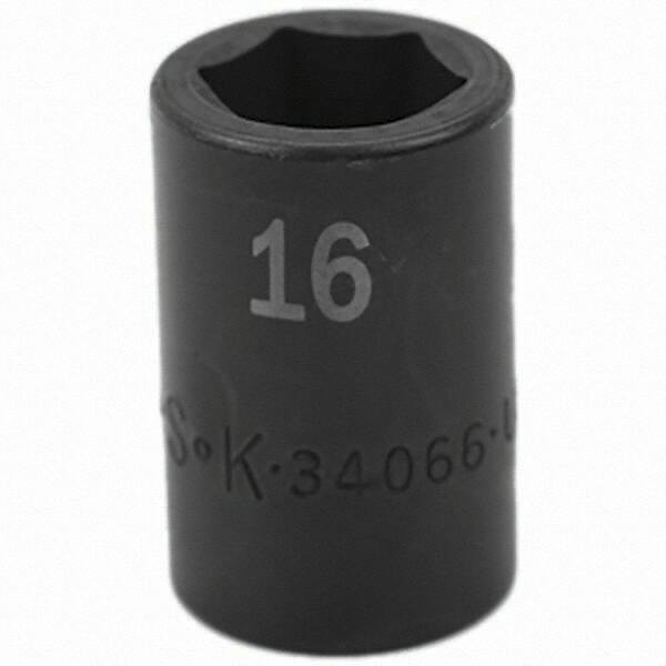 SK - Impact Socket - 1/2"DR 16MM IMPACT SOCKET - Exact Tooling