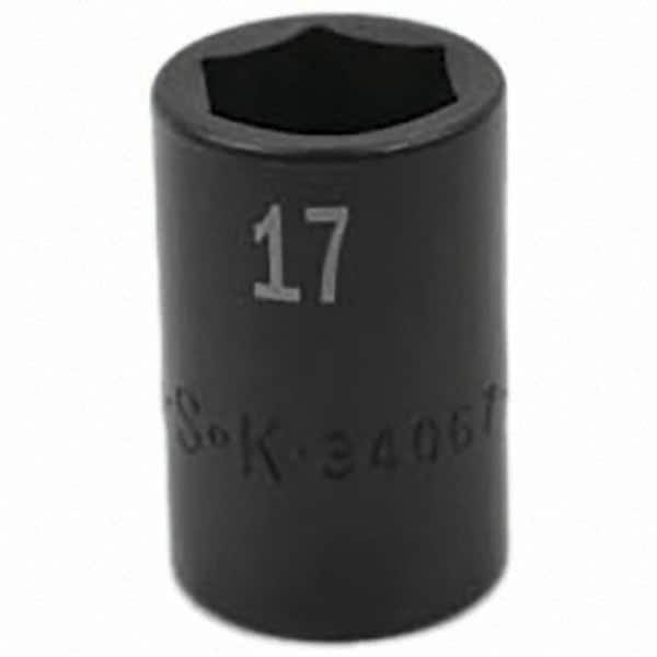 SK - Impact Socket - 1/2"DR 17MM IMPACT SOCKET - Exact Tooling