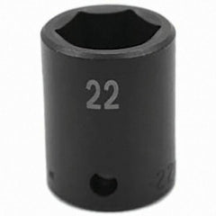 SK - Impact Socket - 1/2"DR 22MM IMPACT SOCKET - Exact Tooling