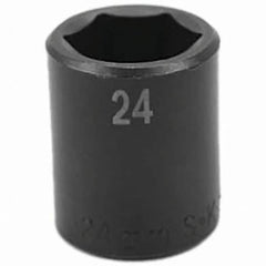 SK - Impact Socket - 1/2"DR 24MM IMPACT SOCKET - Exact Tooling
