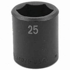 SK - Impact Socket - 1/2"DR 25MM IMPACT SOCKET - Exact Tooling