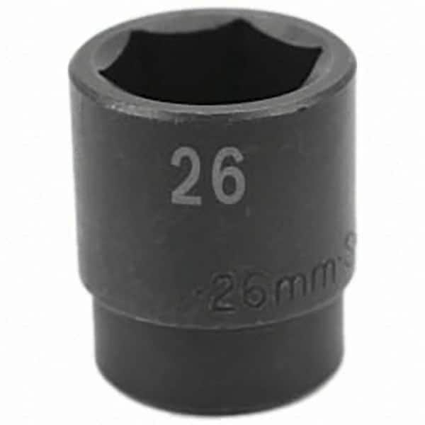 SK - Impact Socket - 1/2"DR 26MM IMPACT SOCKET - Exact Tooling