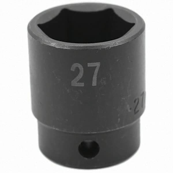 SK - Impact Socket - 1/2"DR 27MM IMPACT SOCKET - Exact Tooling