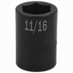 SK - Impact Socket - 1/2"DR 11/16" IMPACT SOCKET - Exact Tooling
