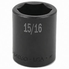 SK - Impact Socket - 1/2"DR 15/16" IMPACT SOCKET - Exact Tooling