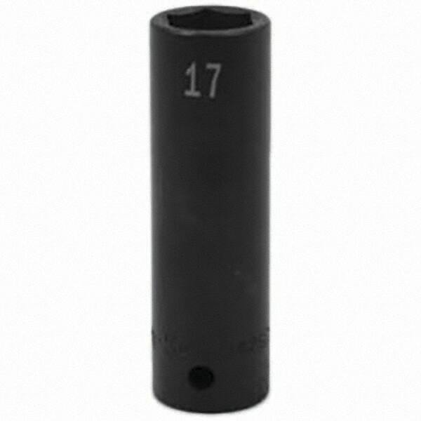 SK - Impact Socket - 1/2"DR 17MM DEEP IMPACT SOCKET - Exact Tooling