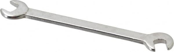 Proto - 15/64" x 13/64" Standard Ignition Open End Wrench - 3" OAL, Double End, Satin Finish, 15° & 60° Head Angle - Exact Tooling