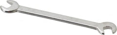 Proto - 15/64" x 13/64" Standard Ignition Open End Wrench - 3" OAL, Double End, Satin Finish, 15° & 60° Head Angle - Exact Tooling