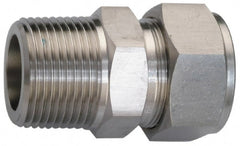 Ham-Let - 5/8" OD, Grade 316Stainless Steel Male Connector - Comp x MNPT Ends - Exact Tooling