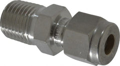 Ham-Let - 1/4" OD, Grade 316Stainless Steel Male Connector - Comp x MNPT Ends - Exact Tooling