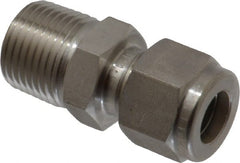 Ham-Let - 3/8" OD, Grade 316Stainless Steel Male Connector - Comp x MNPT Ends - Exact Tooling