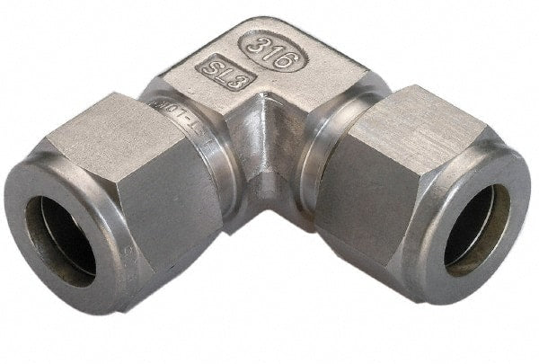 Ham-Let - 3/16" OD, Grade 316Stainless Steel Union Elbow - Comp x Comp Ends - Exact Tooling