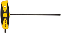 Wiha - 9/64" Hex, T-Handle Cushion Grip, Hex Key - 5-29/32" OAL, Inch System of Measurement - Exact Tooling