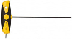Wiha - 5/64" Hex, T-Handle Cushion Grip, Hex Key - 5-29/32" OAL, Inch System of Measurement - Exact Tooling
