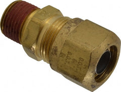 Parker - 5/8" OD, Brass Male Connector - 150 Max Working psi, -40 to 200°F, Comp x MNPT Ends - Exact Tooling
