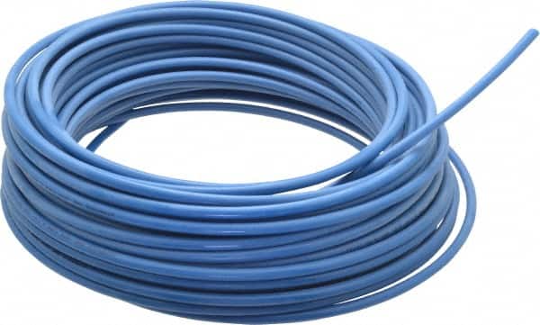 Coilhose Pneumatics - 11/64" ID x 1/4" OD, 0.04" Wall Thickness, 100' Long, Nylon 11 Tube - Blue, 150 Max psi - Exact Tooling
