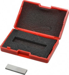 SPI - 0.103" Rectangular Steel Gage Block - Accuracy Grade AS-1, Includes NIST Traceability Certification - Exact Tooling