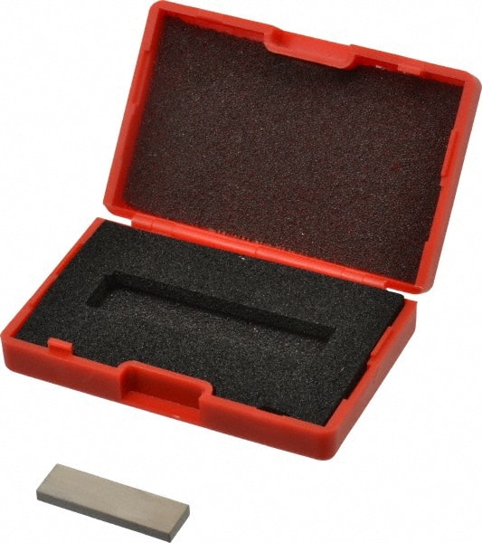 SPI - 0.106" Rectangular Steel Gage Block - Accuracy Grade AS-1, Includes NIST Traceability Certification - Exact Tooling