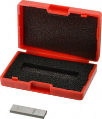 SPI - 0.107" Rectangular Steel Gage Block - Accuracy Grade AS-1, Includes NIST Traceability Certification - Exact Tooling