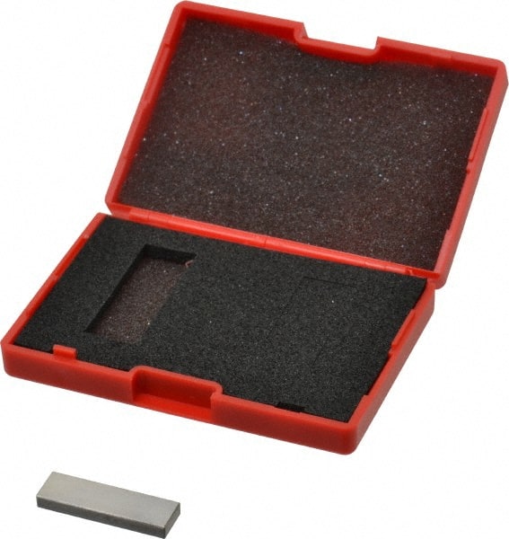 SPI - 0.138" Rectangular Steel Gage Block - Accuracy Grade AS-1, Includes NIST Traceability Certification - Exact Tooling