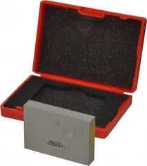 SPI - 2" Rectangular Steel Gage Block - Accuracy Grade AS-1, Includes NIST Traceability Certification - Exact Tooling