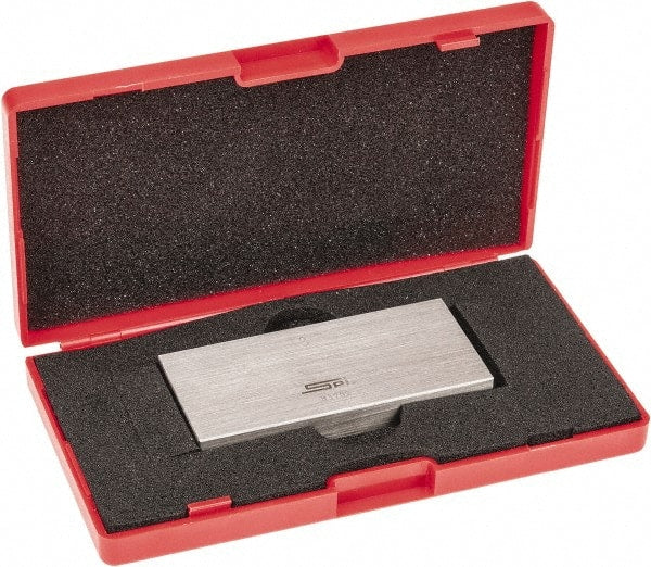 SPI - 3" Rectangular Steel Gage Block - Accuracy Grade AS-1, Includes NIST Traceability Certification - Exact Tooling