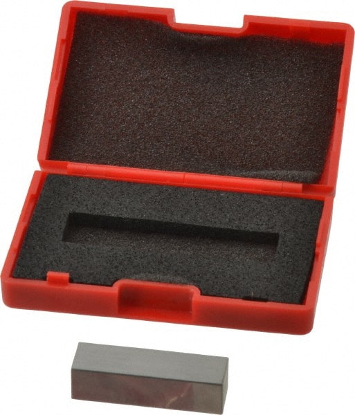 SPI - 0.4" Rectangular Steel Gage Block - Accuracy Grade AS-1, Includes NIST Traceability Certification - Exact Tooling