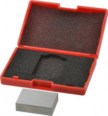 SPI - 0.95" Rectangular Steel Gage Block - Accuracy Grade AS-1, Includes NIST Traceability Certification - Exact Tooling