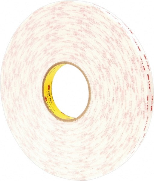 3M - 36 Yd Acrylic Adhesive Double Sided Tape - 45 mil Thick, Foam Liner - Exact Tooling