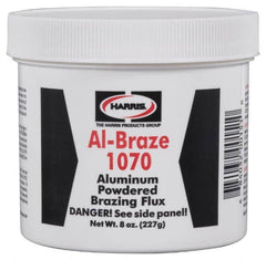 Harris Products - 1/2 Lb. Powdered Flux for Aluminum - Jar Container - Exact Tooling