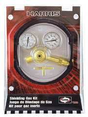 Harris Products - 580 CGA Inlet Connection, Female Fitting, 60 Max psi, Argon Welding Regulator - 5/8-18 Thread, Right Hand Rotation - Exact Tooling