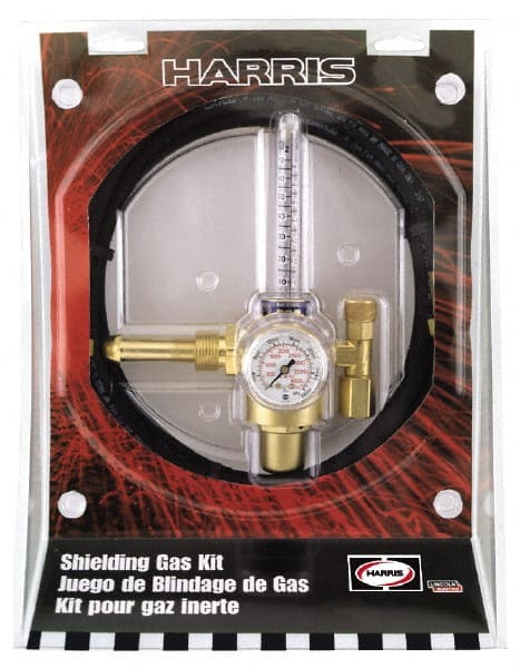 Harris Products - 320 CGA Inlet Connection, Female Fitting, 70 Max psi, Argon Welding Regulator - 5/8-18 Thread, Right Hand Rotation - Exact Tooling