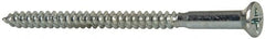 Value Collection - #10, 3" OAL, Phillips Drive, Flat Head Wood Screw - ASME B18.6.1, Zinc Plated Steel, Grade 2 - Exact Tooling