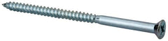 Value Collection - #10, 3-1/2" OAL, Phillips Drive, Flat Head Wood Screw - ASME B18.6.1, Zinc Plated Steel, Grade 2 - Exact Tooling