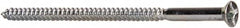 Value Collection - #10, 4" OAL, Phillips Drive, Flat Head Wood Screw - ASME B18.6.1, Zinc Plated Steel, Grade 2 - Exact Tooling