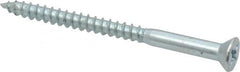 Value Collection - #12, 3" OAL, Phillips Drive, Flat Head Wood Screw - ASME B18.6.1, Zinc Plated Steel, Grade 2 - Exact Tooling
