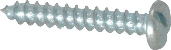 Value Collection - #6 Pan Head Slotted Sheet Metal Screw - Steel, 7/8" Length Under Head, AISI 1016, ASME B18.6.3, ASME B18.6.4 & SAE J933, Grade 1016-1024 - Exact Tooling