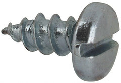 Value Collection - #8 Pan Head Slotted Sheet Metal Screw - Steel, 3/8" Length Under Head, Grade 2 - Exact Tooling